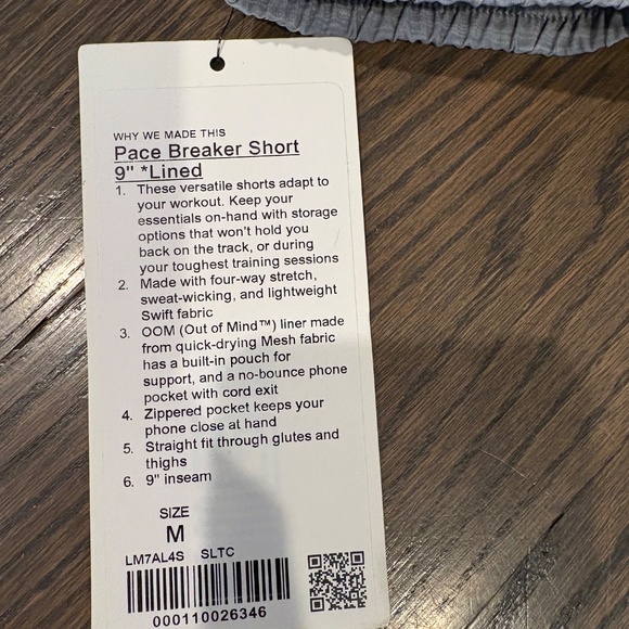 Lululemon Men’s Pace Breaker Short - Picture 2 of 2
